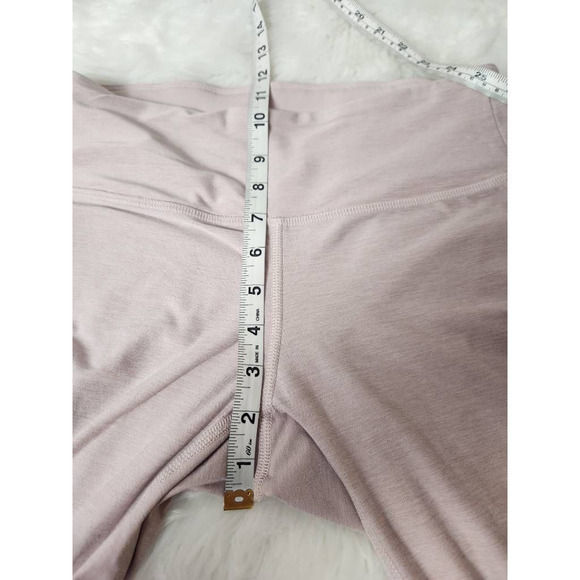 New Balance Womens Leggings Pants Pink High Rise Stretch Pull On Workout M - Picture 4 of 6